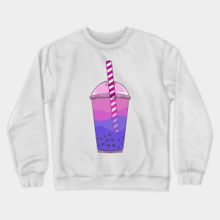 Taro bubble tea - boba tea Crewneck Sweatshirt